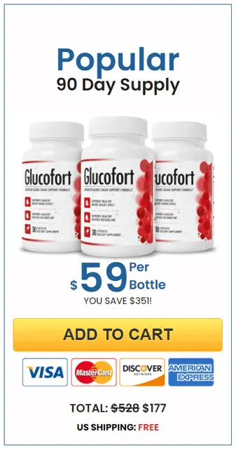 Glucofort - 3 Bottle Pack